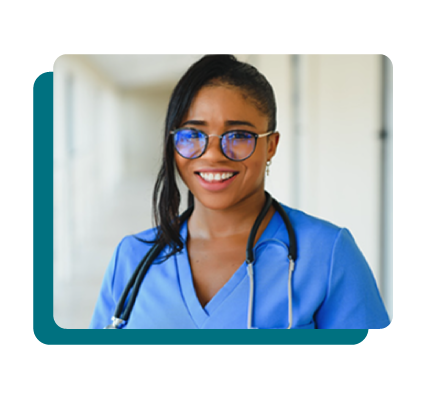 Medical Assistant Student looking at outline