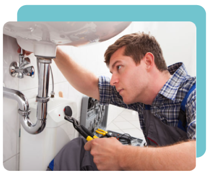 Plumbing graduate at work