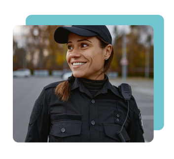 Criminal Justice graduate at work